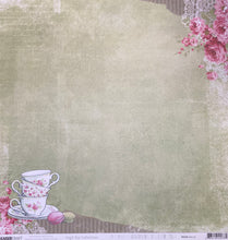 Load image into Gallery viewer, Kaisercraft High Tea Collection 12x12 Scrapbook Paper Biscuit (P2278)
