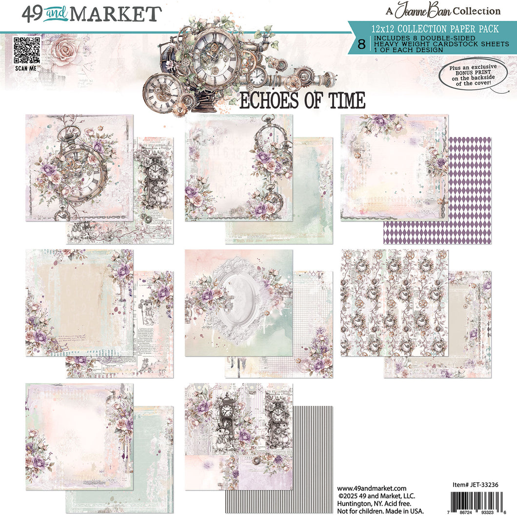 49 and Market  - Echos of Time  12x12 Collection Pack (JET-33236)