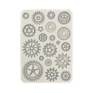 Stamperia Sir Vagabond Fantasy World Collection Gears Mould (KACMA518)