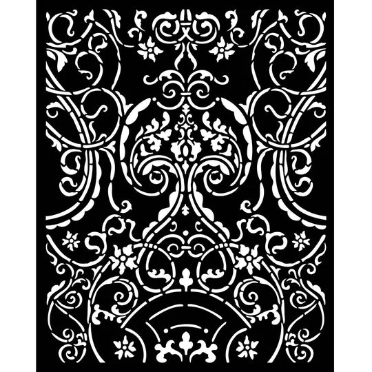 Stamperia Sir Vagabond in Fantasy World Collection Stencil Metal Decor (KSTD155)