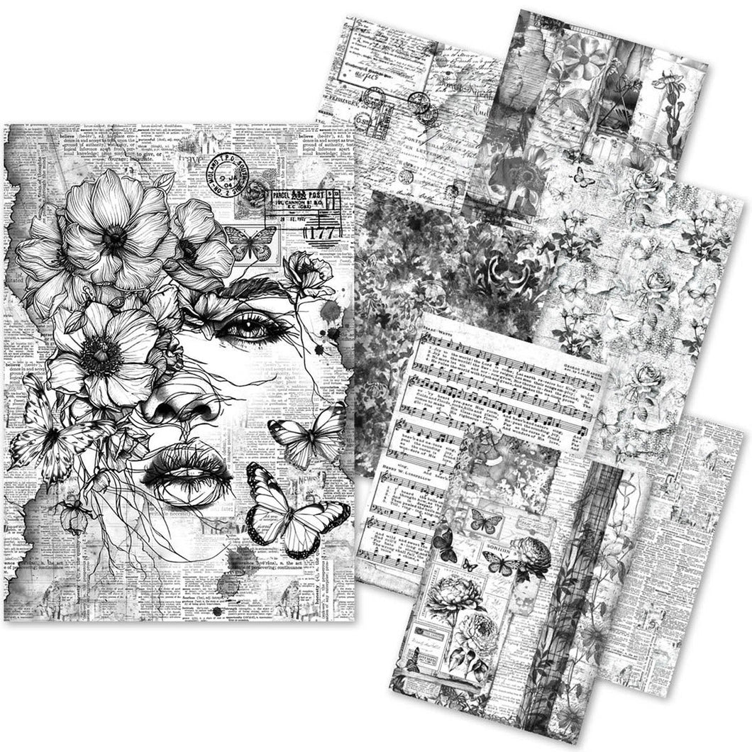 Ciao Bella Rice Meaningful Memories - Vellum & Tissue Mixed 8 pieces (MC005)