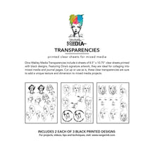 Load image into Gallery viewer, Dina Wakley Media Transparencies Tinies Set 1 (MDA82637)