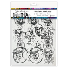 Load image into Gallery viewer, Dina Wakley Media Transparencies Tinies Set 1 (MDA82637)