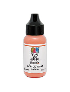 Dina Wakley MEdia Acrylic Paint Papaya MDQ88233