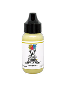 Dina Wakley MEdia Acrylic Paint Sunshine MDQ88240