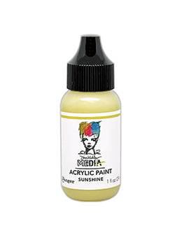 Dina Wakley MEdia Acrylic Paint Sunshine MDQ88240