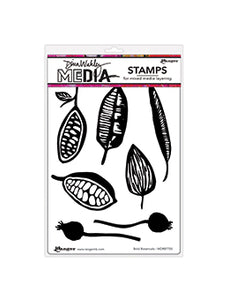 Dina Wakely Media Bold Botannicals Stamp Set MDR87755
