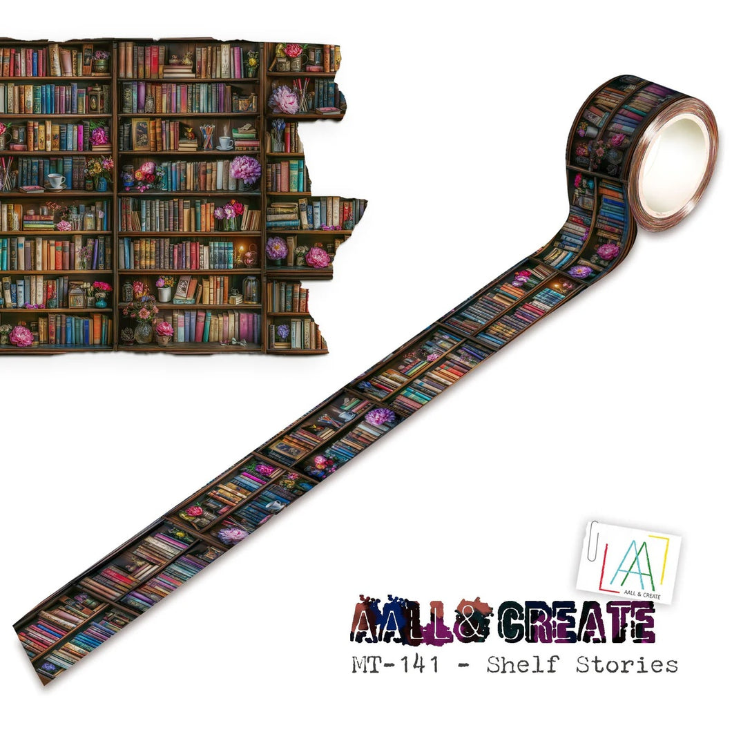 AALL & CREATE Washi Tape Shelf Stories Layer it Up MT-141