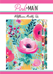 Pink & Main A5 Planner dividers Wildflower