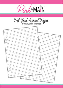 Pink & Main A5 6 ring Planner Dot Grid Pages