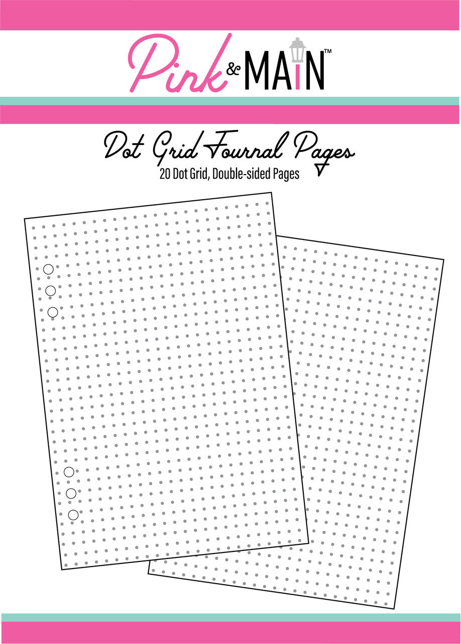 Pink & Main A5 6 ring Planner Dot Grid Pages