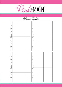 Pink & Main Planner Pockets (A5)
