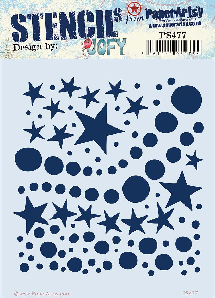 PaperArtsy Stencil by Jo Firth-Young (PS477)