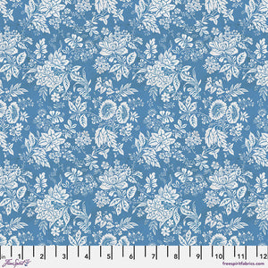 Tim Holtz Freespirit Fabric  Blue Tapestry (PWTH287.Blue)