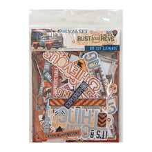 Load image into Gallery viewer, 49 & Market Rust and Revs Die Cut elements (RAR-29123)