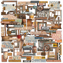 Load image into Gallery viewer, 49 & Market Rust and Revs Die Cut elements (RAR-29123)