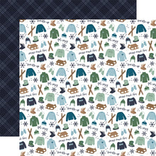 Load image into Gallery viewer, Echo Park Paper Co. Snowed In Collection 12x12 Scrapbook Paper Snow Day (SI288002)
