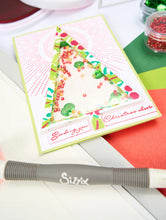 Load image into Gallery viewer, Sizzix A6 Layered Stencils 4PK Cosmopolitan Christmas Happy Holidays By Stacey Parke
