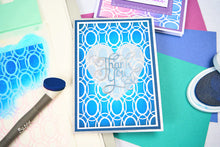 Load image into Gallery viewer, Sizzix A5 Stencil Cosmopolitan Golden Rings By Stacey Park