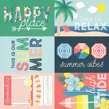 Load image into Gallery viewer, Simple Stories Sunshine and Blue Skies Collection 12x12 Scrapbook Paper 4x6 Elements (10620)
