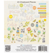 Load image into Gallery viewer, 49 & Market Toddler Time Chipboard Bits (TT-30211)