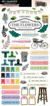 Load image into Gallery viewer, 49 and Market The Flower Emporium Cardstock Stickers (VBF-31300 )