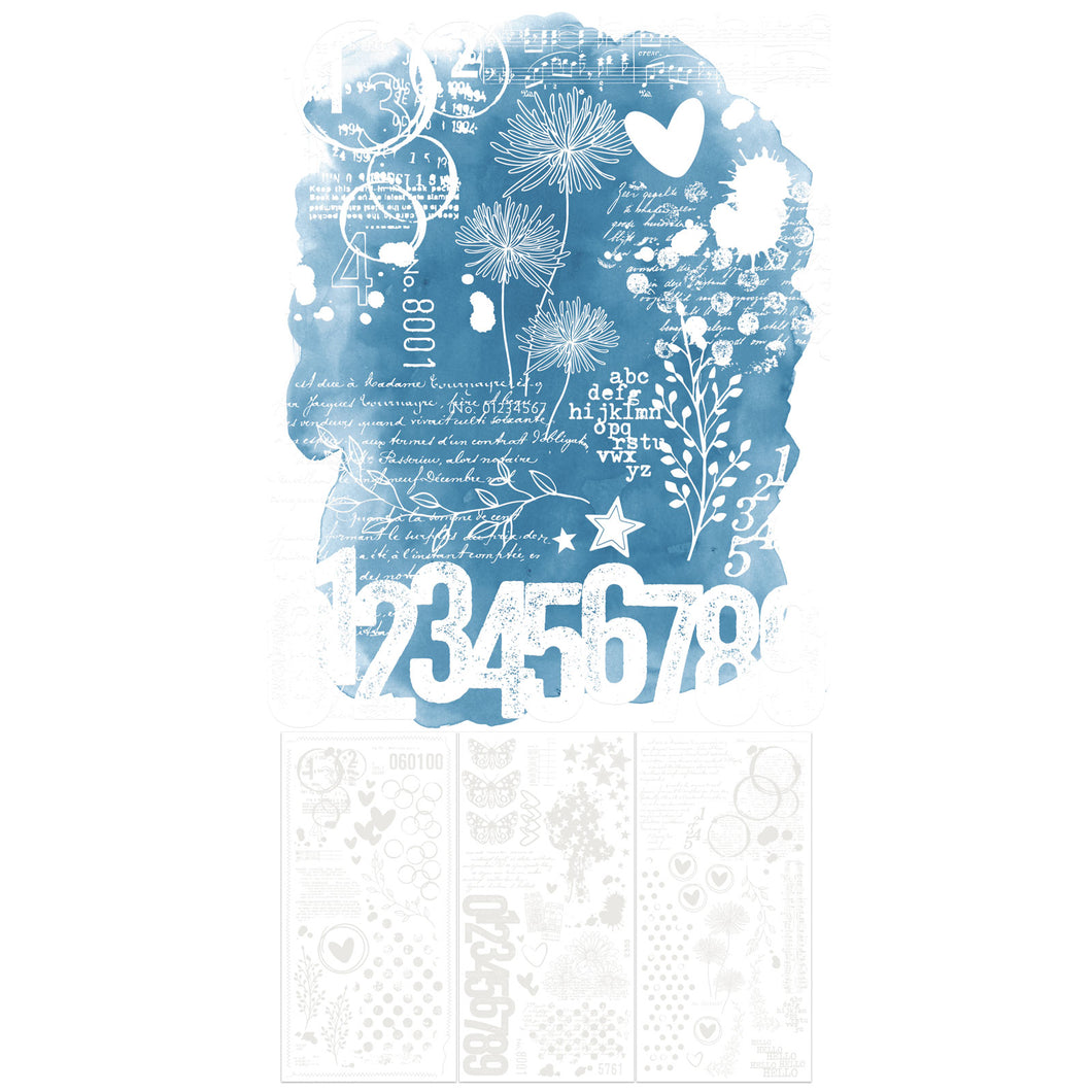 49 and Market Irresistable Curiosities Rub On Transfers (VBI-33755)