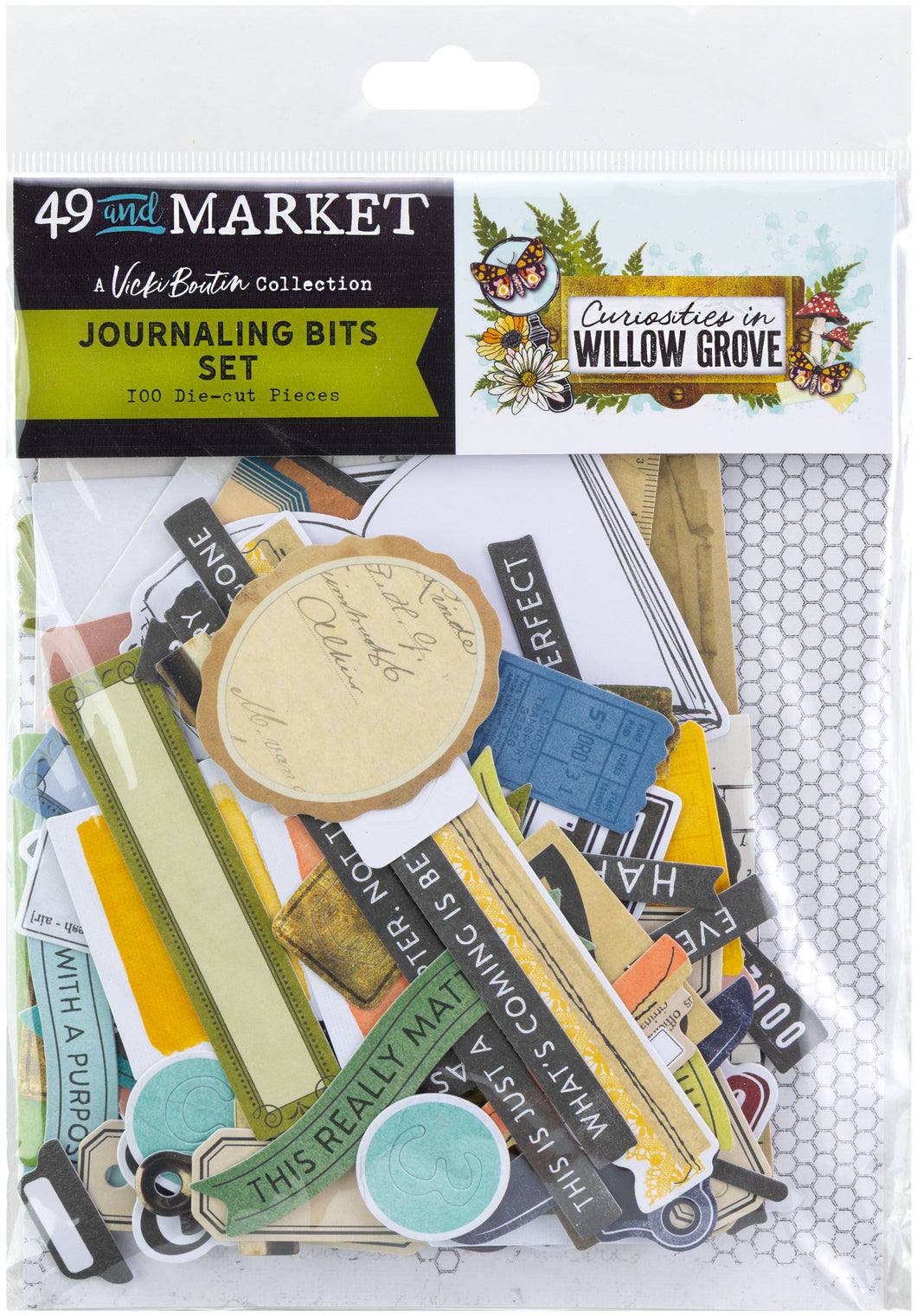 49 and Market Curiosities in Willow Grove Journaling Bits (VBWG-33687)