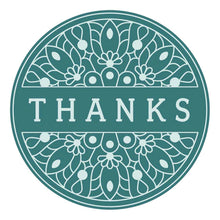 Load image into Gallery viewer, Spellbinders Paper Arts Wax Seal Stamp Thanks Mandala (WS-006)