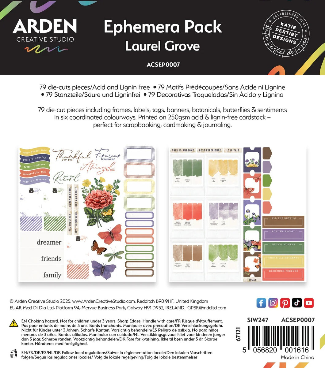 Arden Creative Studios Laurel Grove Ephemera Pack (ACSEP0007)