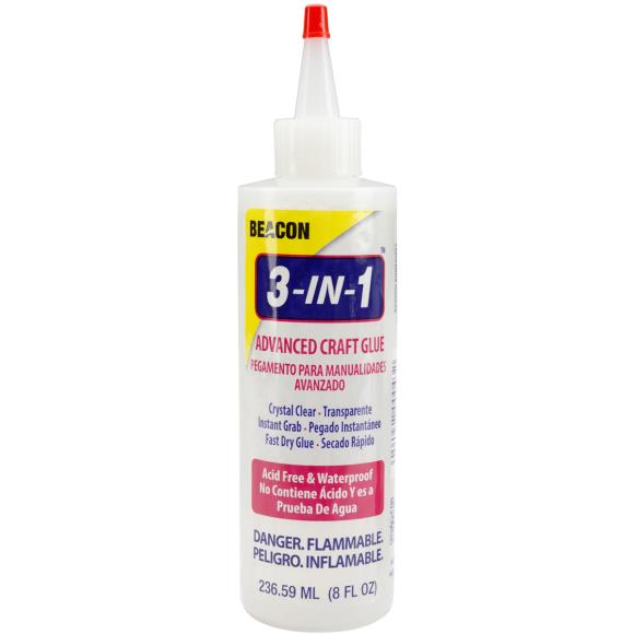Beacon 3-in-1 Advanced Craft Glue 8 oz. Bottle