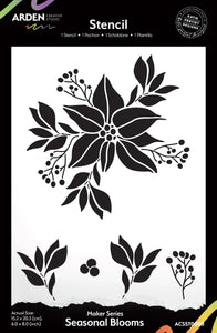 Arden Creative Studio Seasonal Blooms Stencil (ACSST0008)