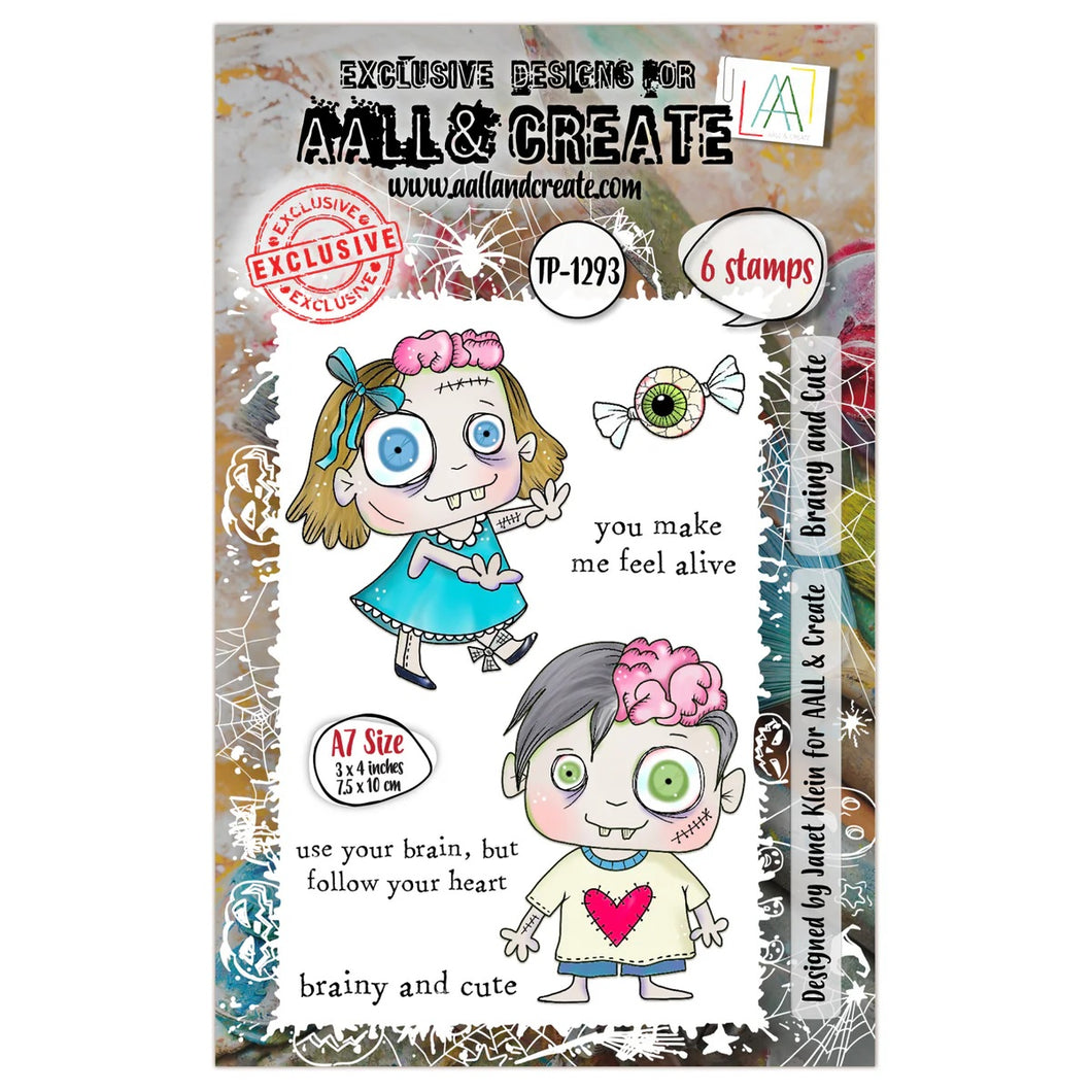 AALL and Create A7 Stamp Set - Brainy and Cute (TP-1293)