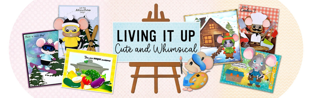 Elizabeth Craft Designs Living it Up - Bundle (LIUBundle)