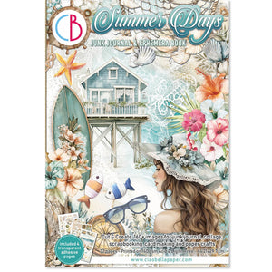 Ciao Bella - Summer Days Junk Journal & Ephemera Book A4 32/Pkg (CBB010)