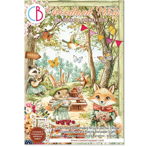 Ciao Bella - Woodland Party Junk Journal & Ephemera Book A4 32/Pkg (CBB011)