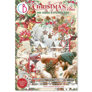 Ciao Bella -Christmas Vibes Junk Journal & Ephemera Book A4 32/Pkg (CBB003)