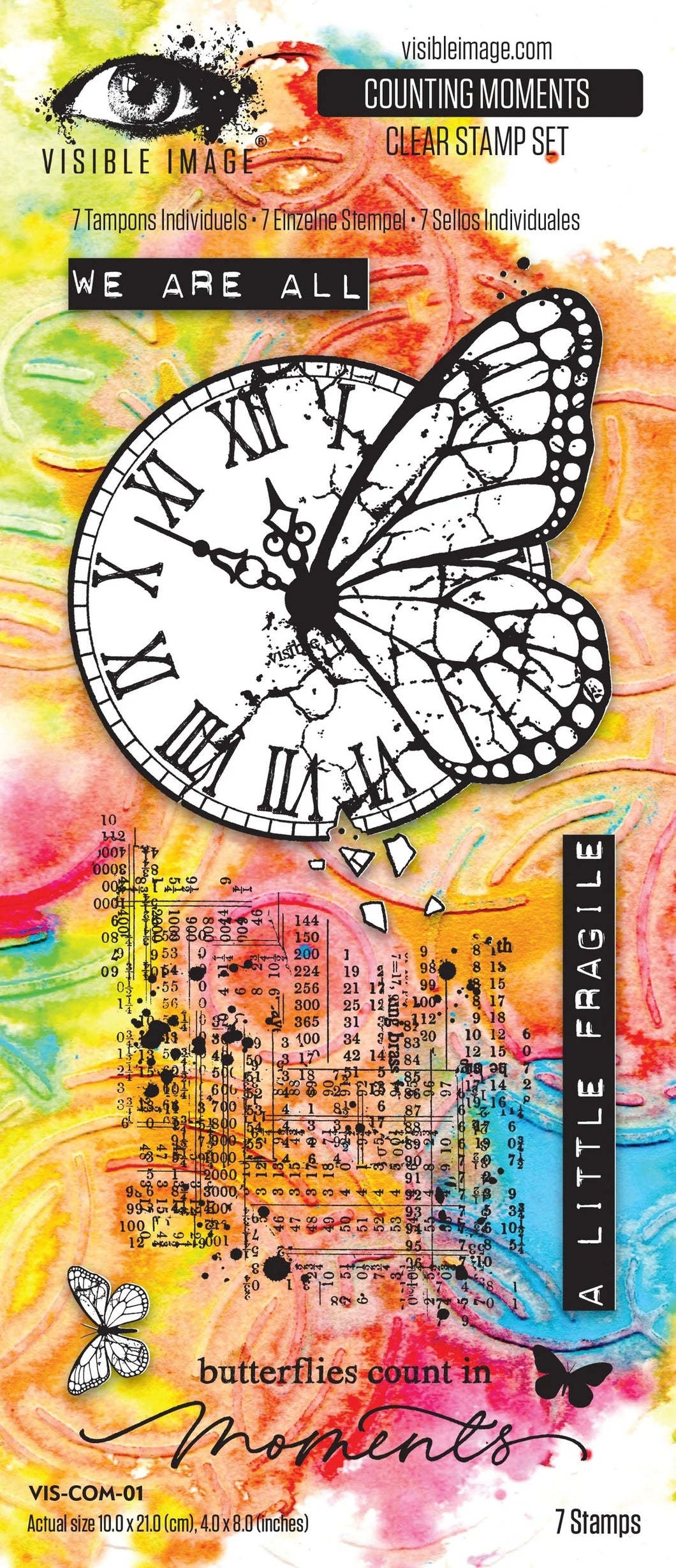 Visible Image Counting Moments - A6 Stamp Set ( VIS-COM-01)
