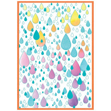 Load image into Gallery viewer, Sizzix A5 Clear Stamp Set w/2PK A6 Stencil - Drip, Drip, Drop (666836)