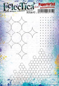 PaperArtsy Eclectica3 Rubber Stamp Set Journal Elements designed by Paperartsy (EPA02)