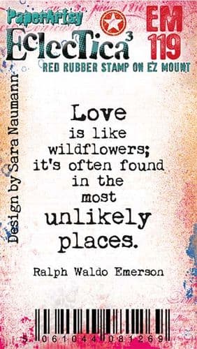 PaperArtsy Eclectica Stamp Set Number 119 designed by Sara Naumann (EM119)