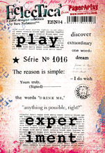 Load image into Gallery viewer, PaperArtsy Eclectica3 Stamp Set Play by Sara Naumann (ESN04)