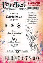 Load image into Gallery viewer, PRE-ORDER PaperArtsy Eclectica3 Stamp Set Merry Christmas by Sara Naumann (ESN17)