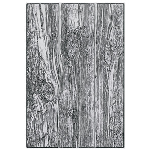 Sizzix 3-D Texture Fades Embossing Folder - Lumber Large/A5 by Tim Holtz 666884