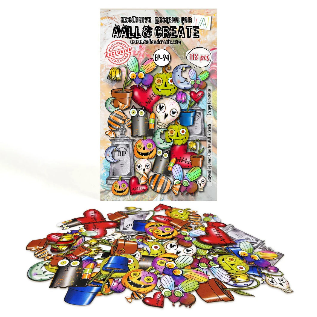 AALL and Create - Ephemera Die-Cuts - Creepy Curiosities (EP-94)