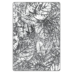 Sizzix 3-D Texture Fades Embossing Folder - Foliage Large/A5 by Tim Holtz 666916