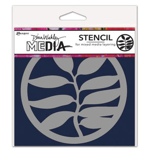 Dina Wakley Media - Stencils - A Frond Stencil