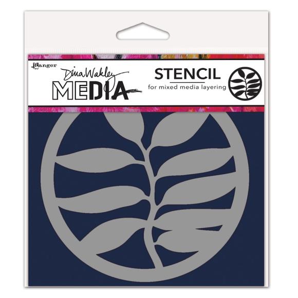 Dina Wakley Media - Stencils - A Frond Stencil