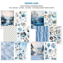 Load image into Gallery viewer, Ciao Bella Frozen Land Junk Journal &amp; Ephemera Book A4 32/Pkg (CBB016)
