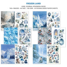 Load image into Gallery viewer, Ciao Bella Frozen Land Junk Journal &amp; Ephemera Book A4 32/Pkg (CBB016)

